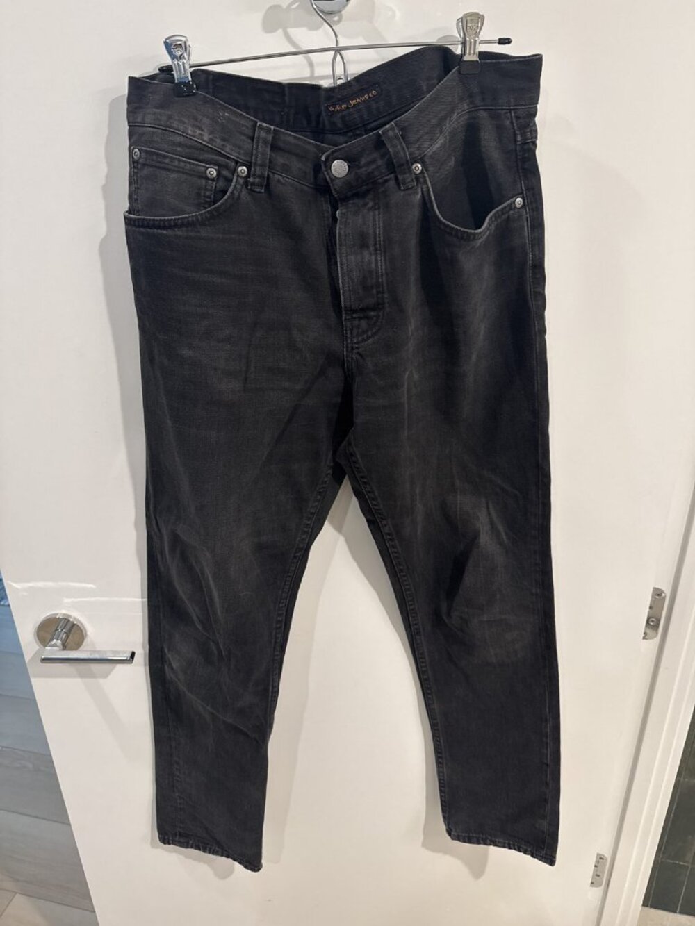 Nudie Jeans Steady Eddie II Black Change 33x32